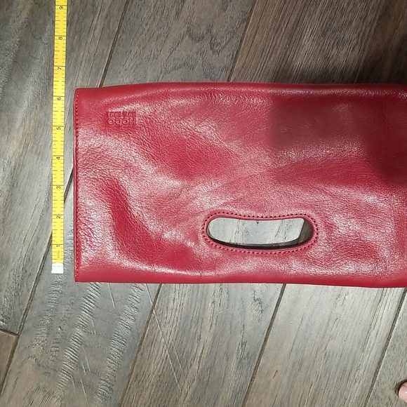 Hobo red leather clutch - Picture 5 of 8